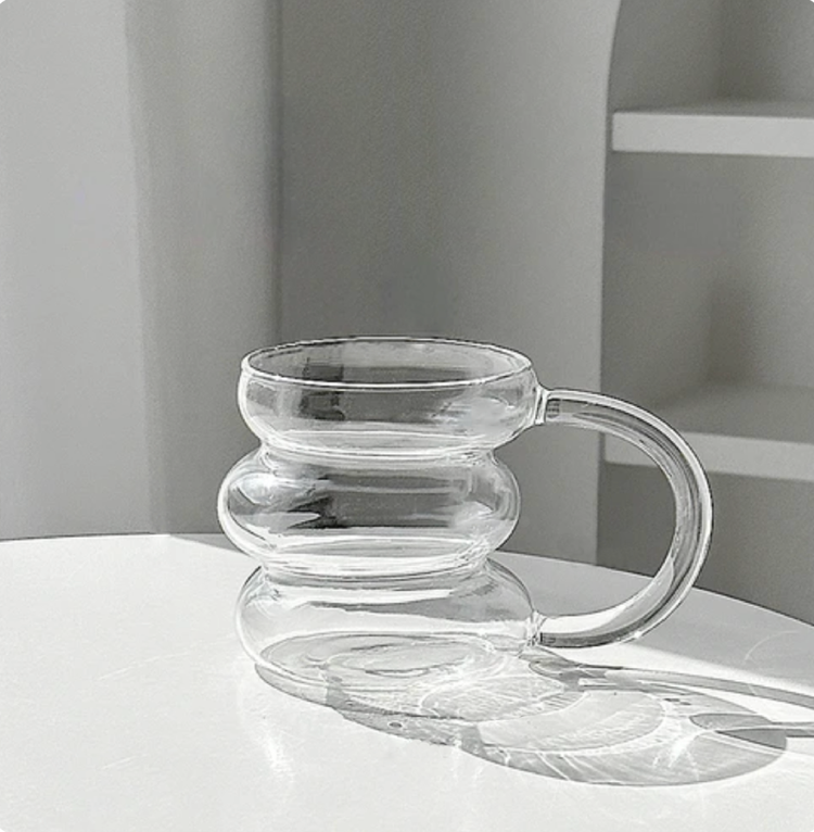Ripple Balance Glass Mug